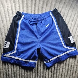 Nike Duke Blue Devils Authentic Replica Basketball Shorts Mens Size Small Blue